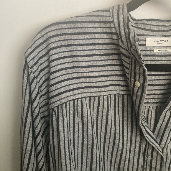 Étoile by Isabel Marant cotton stripe blouse sz S - Picture 11 of 16